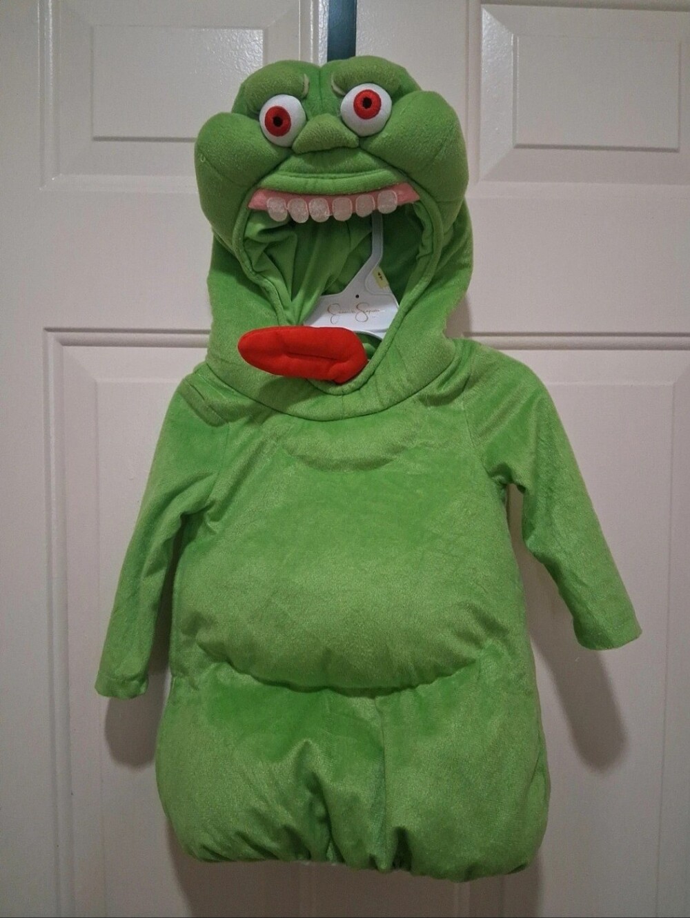 Vintage Ghostbusters Slime Baby Quilted One Piece Halloween Costume,Size6-9month